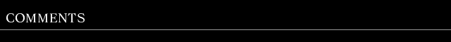 COMMENTS〜コメント